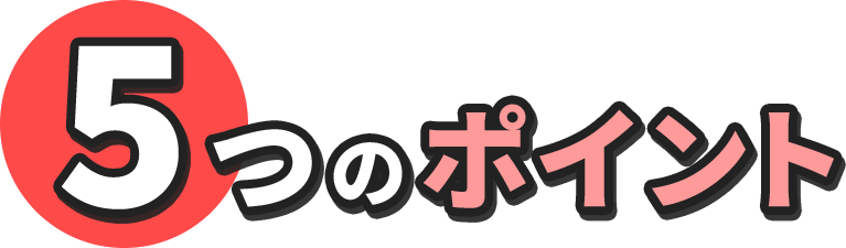 5つのポイント