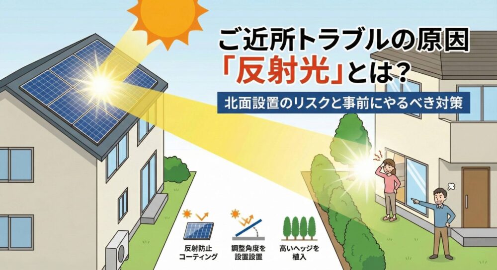 ご近所トラブルの原因「反射光」とは？北面設置のリスクと事前にやるべき対策