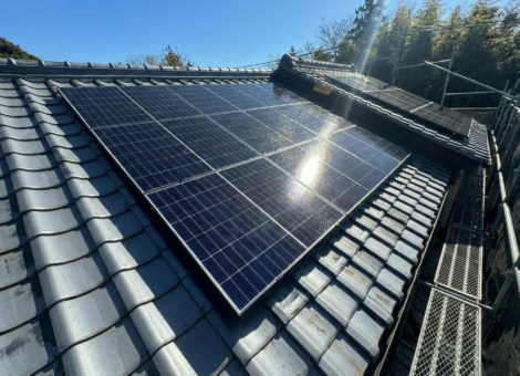 群馬県藤岡市F様　【カナディアンソーラー】太陽光パネル＆蓄電池設置工事