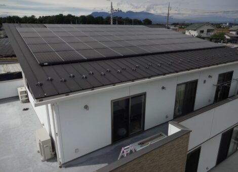群馬県前橋市O様　【エクソル】太陽光パネル・蓄電池・パワコン設置工事