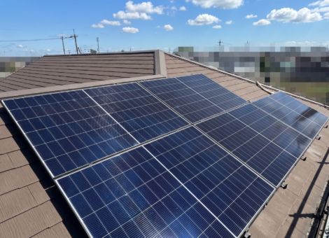 群馬県太田市K様　【シャープ】太陽光パネル・蓄電池・パワコン設置工事