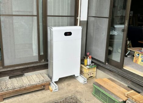 長野県松本市H様　【エクソル】蓄電池・パワコン設置工事